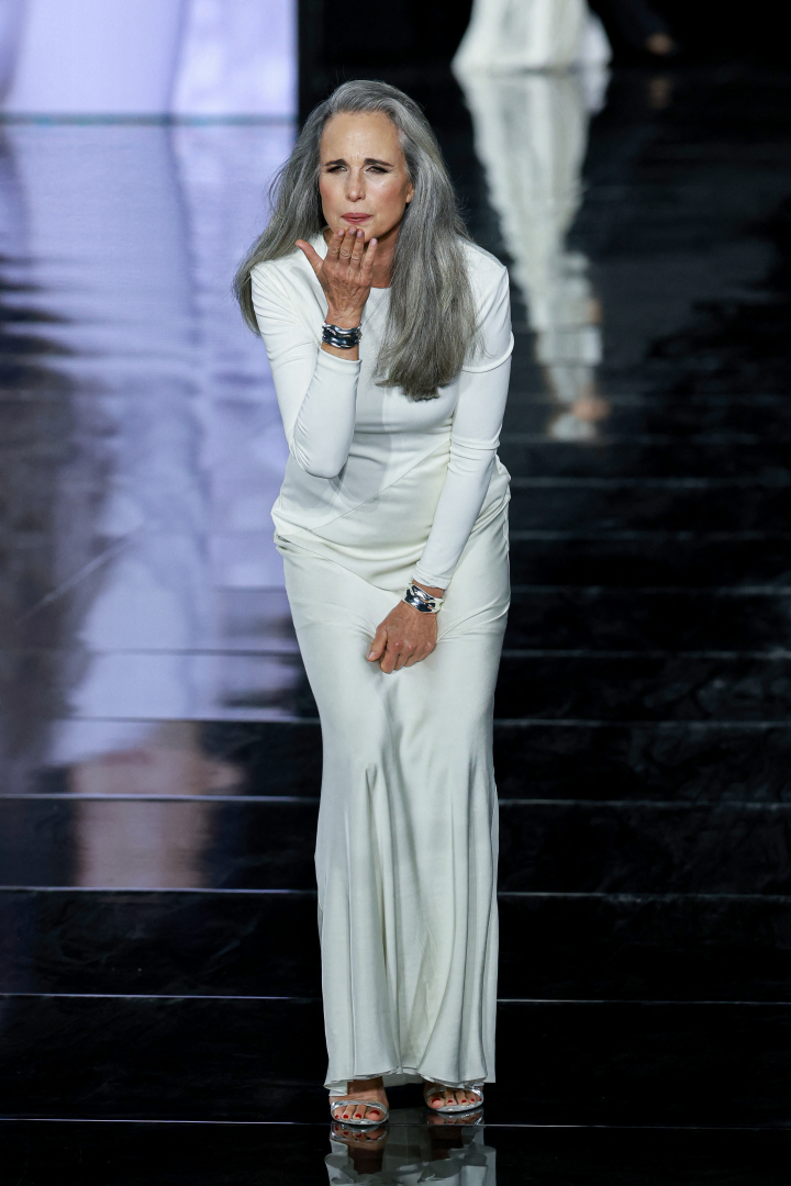 Andie MacDowell, Párizsi divathét 2026 szeptember