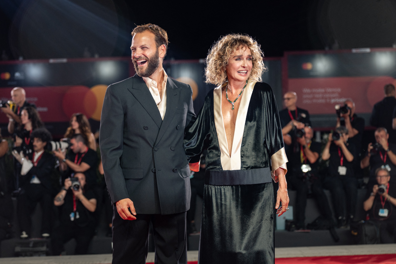 Valeria Golino és Alessandro Borghi, 83. Velencei Filmfesztivál