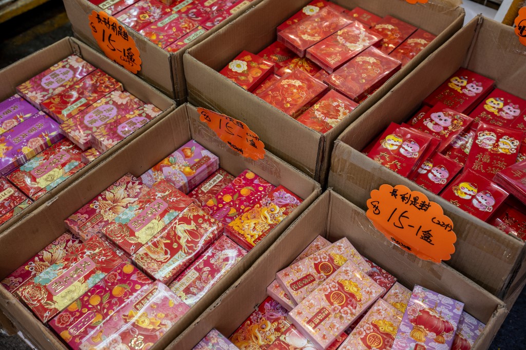 kínai szerencseborítékok