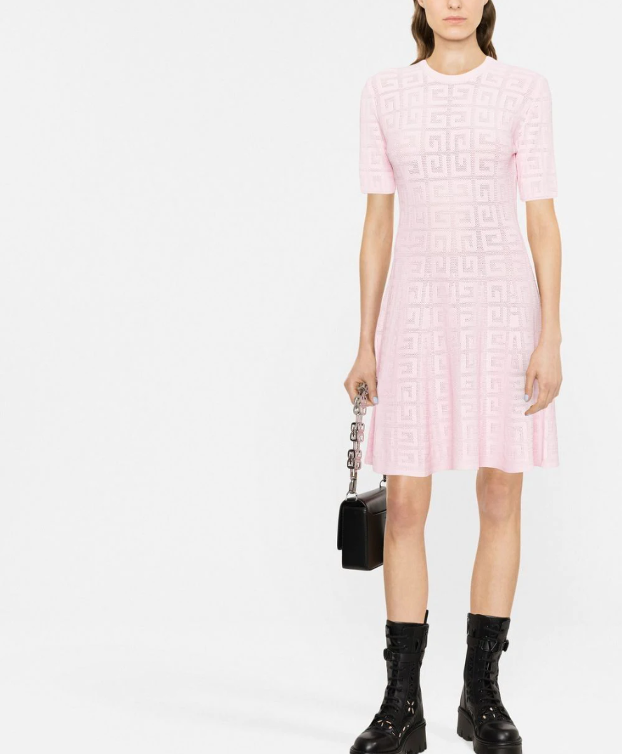 Farfetch - Givenchy 4G-motif jacquard A-line dress 1501 €