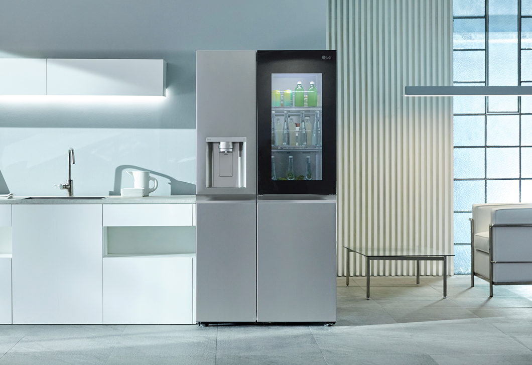 LG négyajtós hűtőszekrény