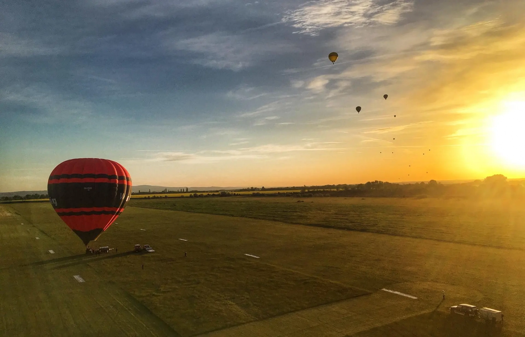 hőlégballonozás, Magyarország, Balaton