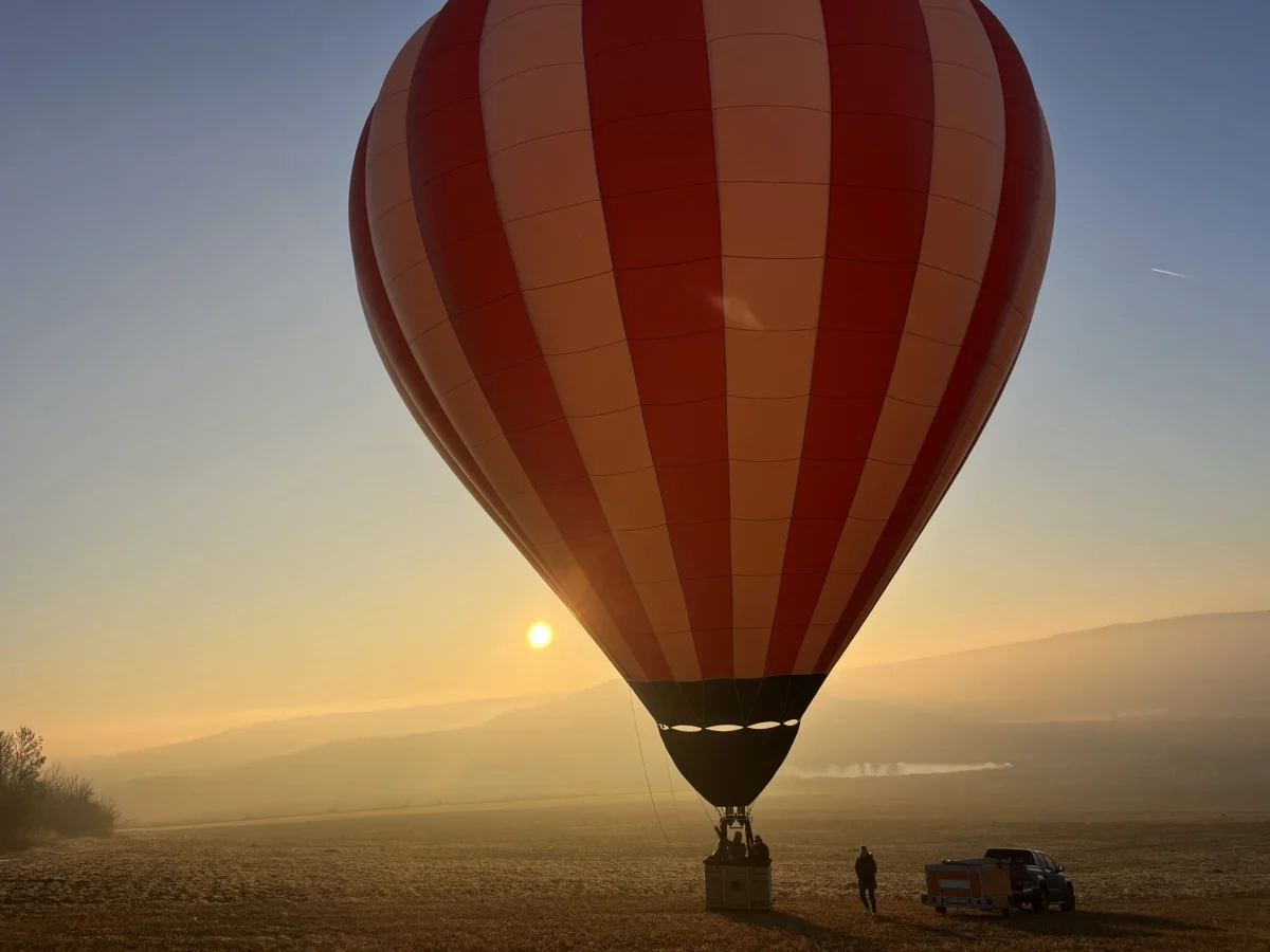 Tokaj, hőlégballon