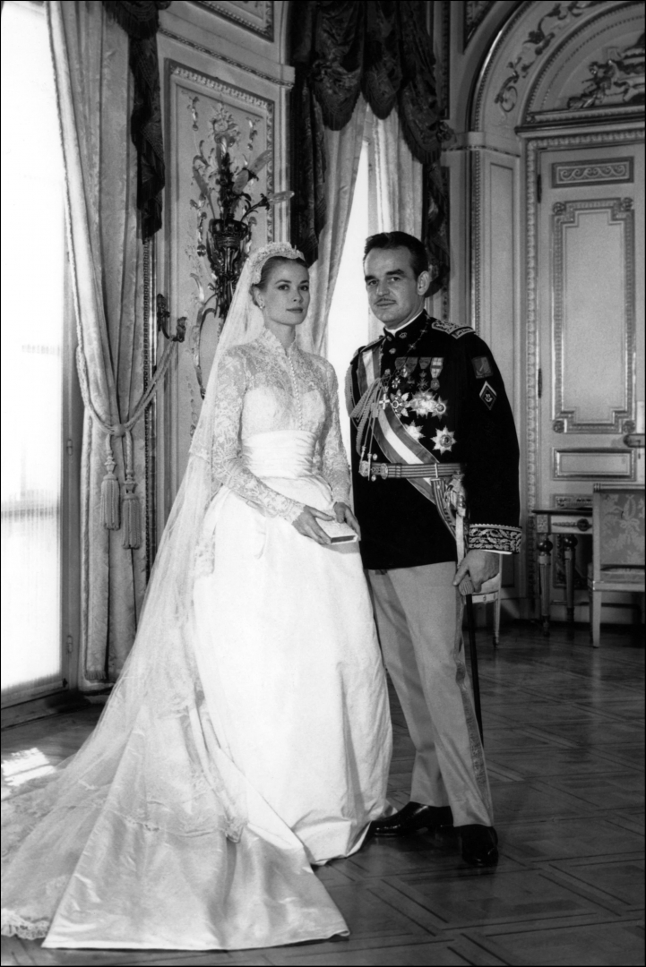 Grace Kelly és III. Rainier monacói herceg esküvője