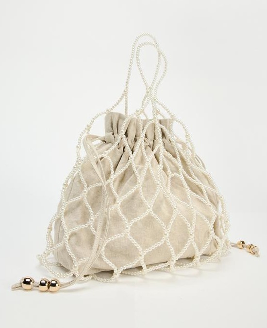 ZARA Beaded bucket bag 11 995 Ft