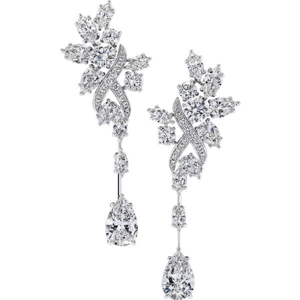 Harry Winston Secret Cluster Diamond Earring