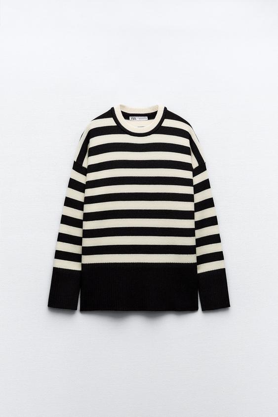 ZARA Striped knit sweater 11 995 Ft