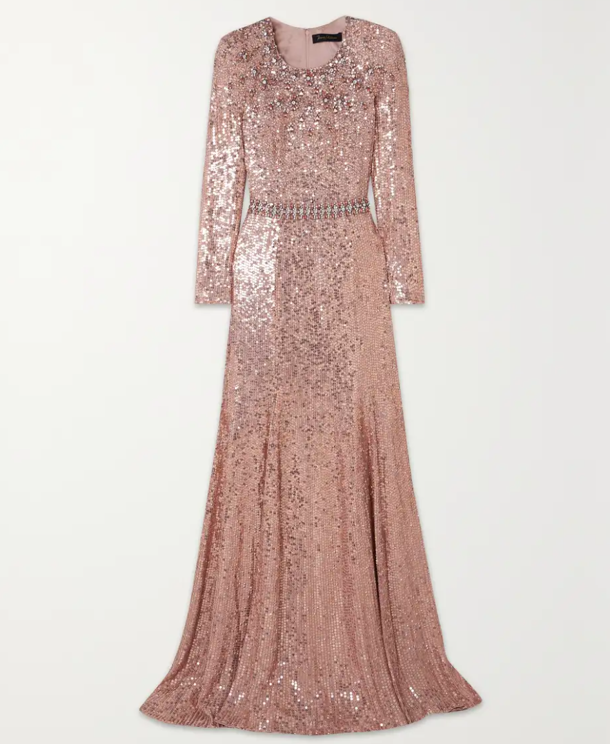 Jenny Packham Georgia crystal-embellished sequined tulle gown 4535 € (Net-a-Porter)