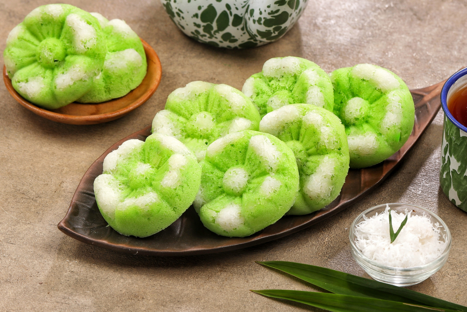 Putu Ayu - délkelet-ázsiai sütemény
