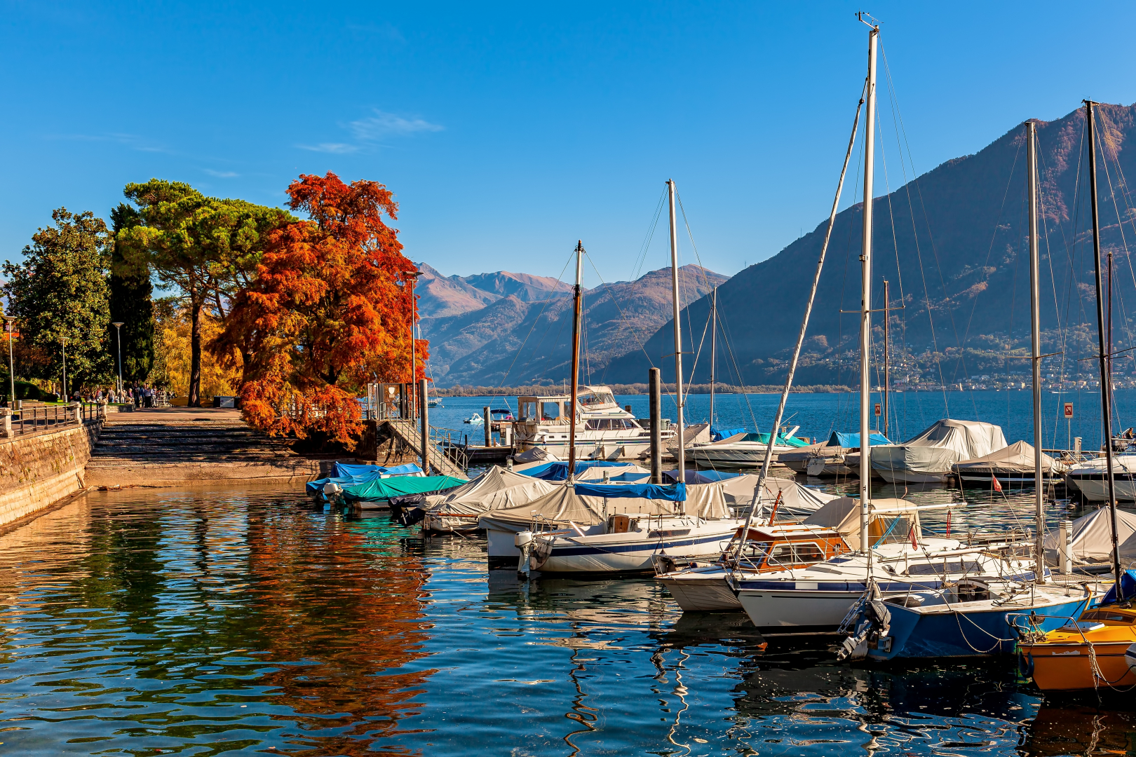 Locarno, Maggiore-tó, ősz