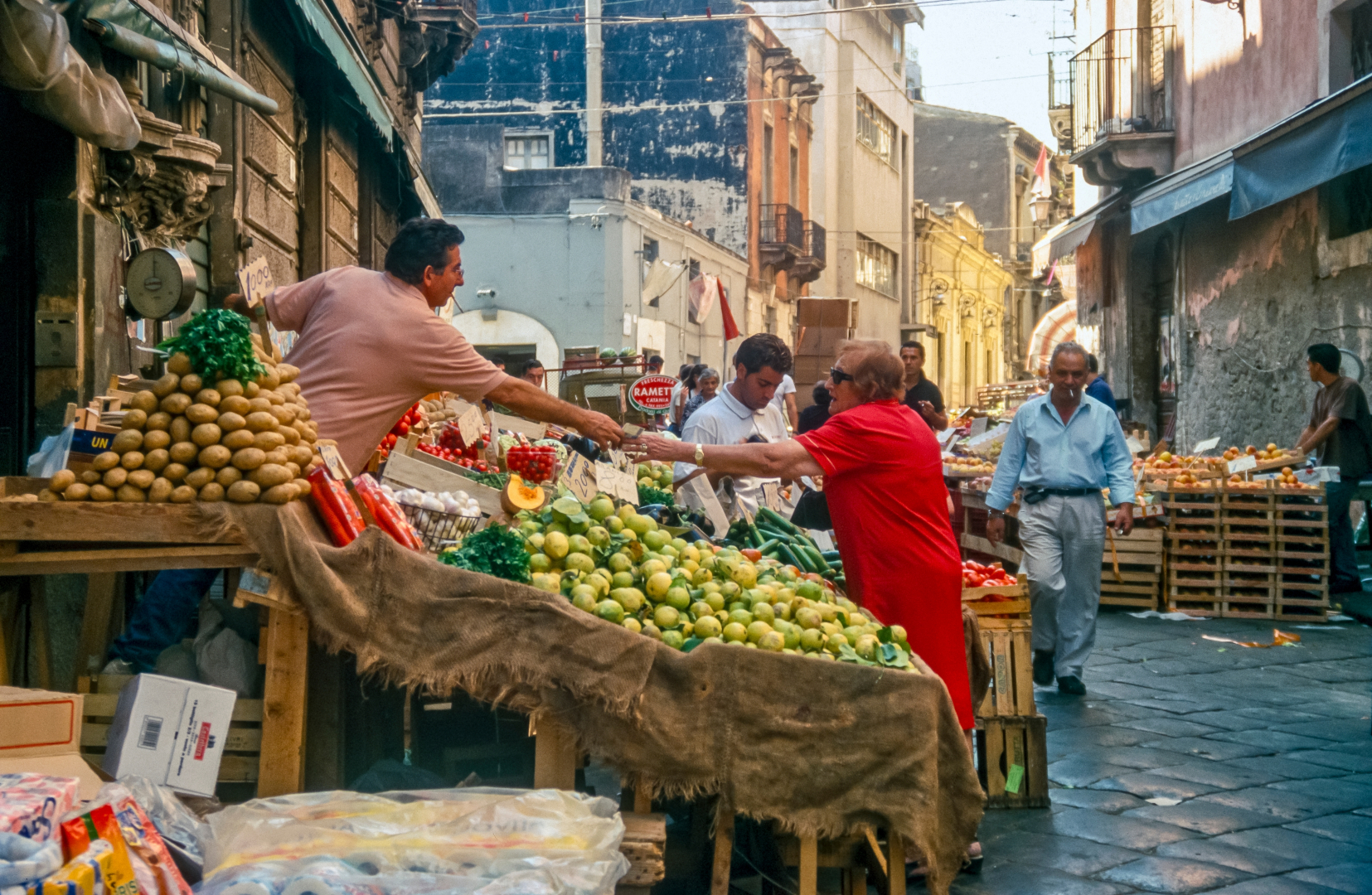 Catania, piac