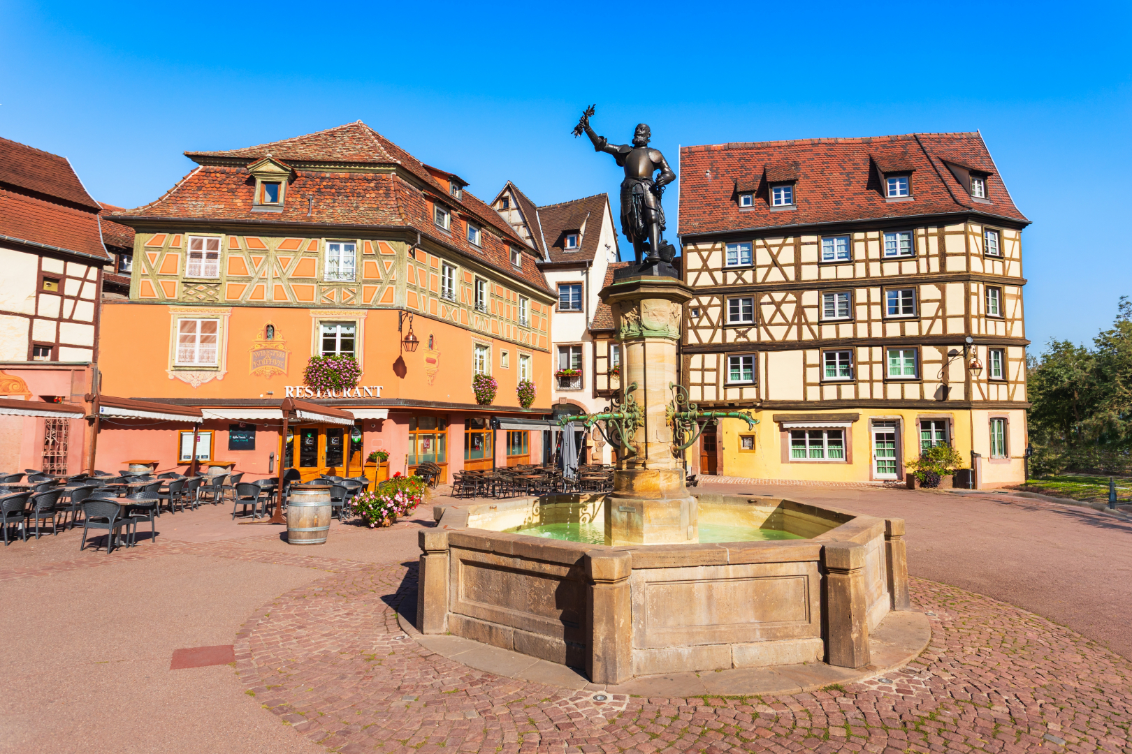 Colmar, szökőkút
