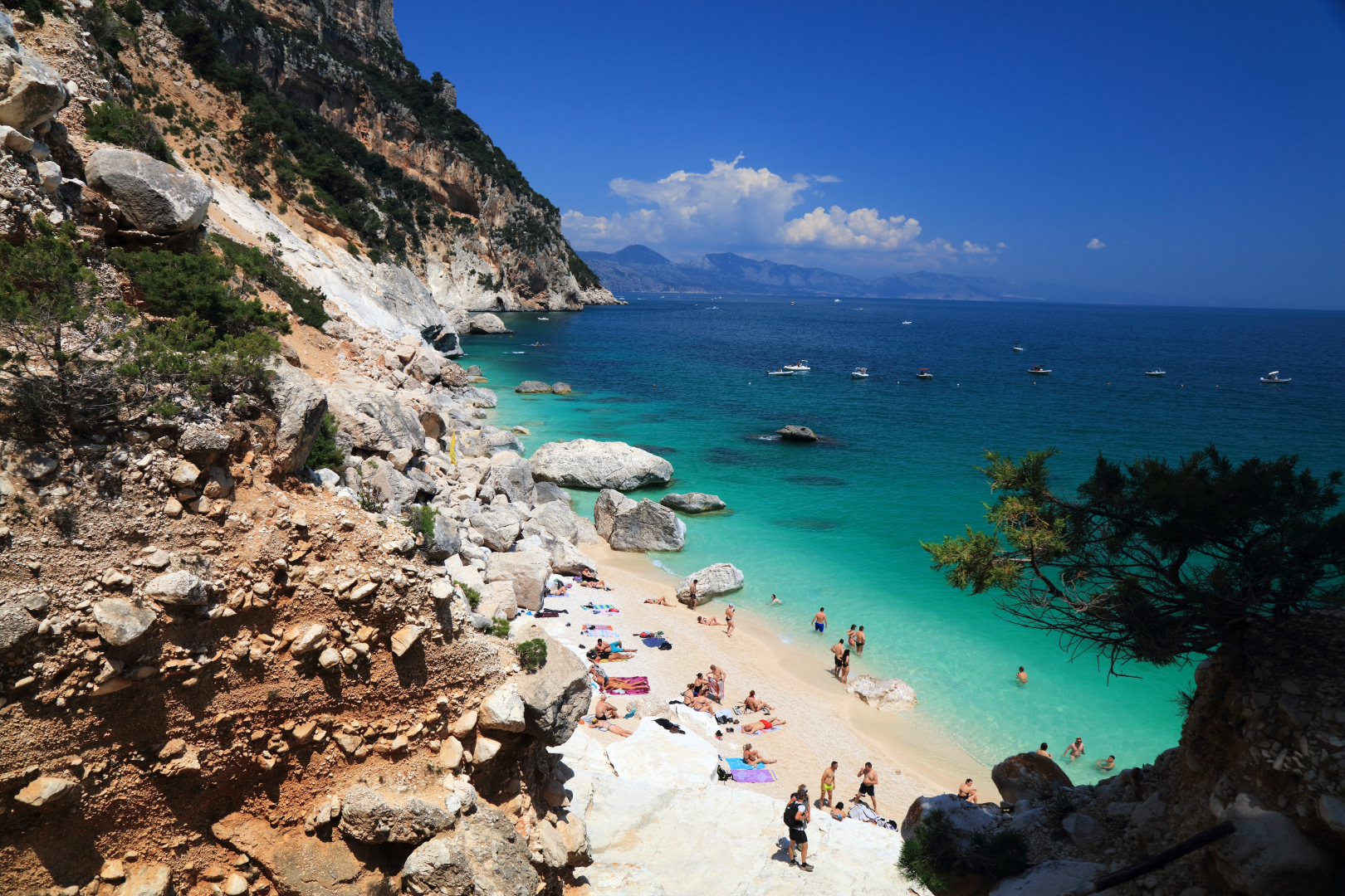 Szardinia, Cala Goloritz strand